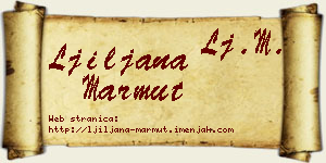Ljiljana Marmut vizit kartica